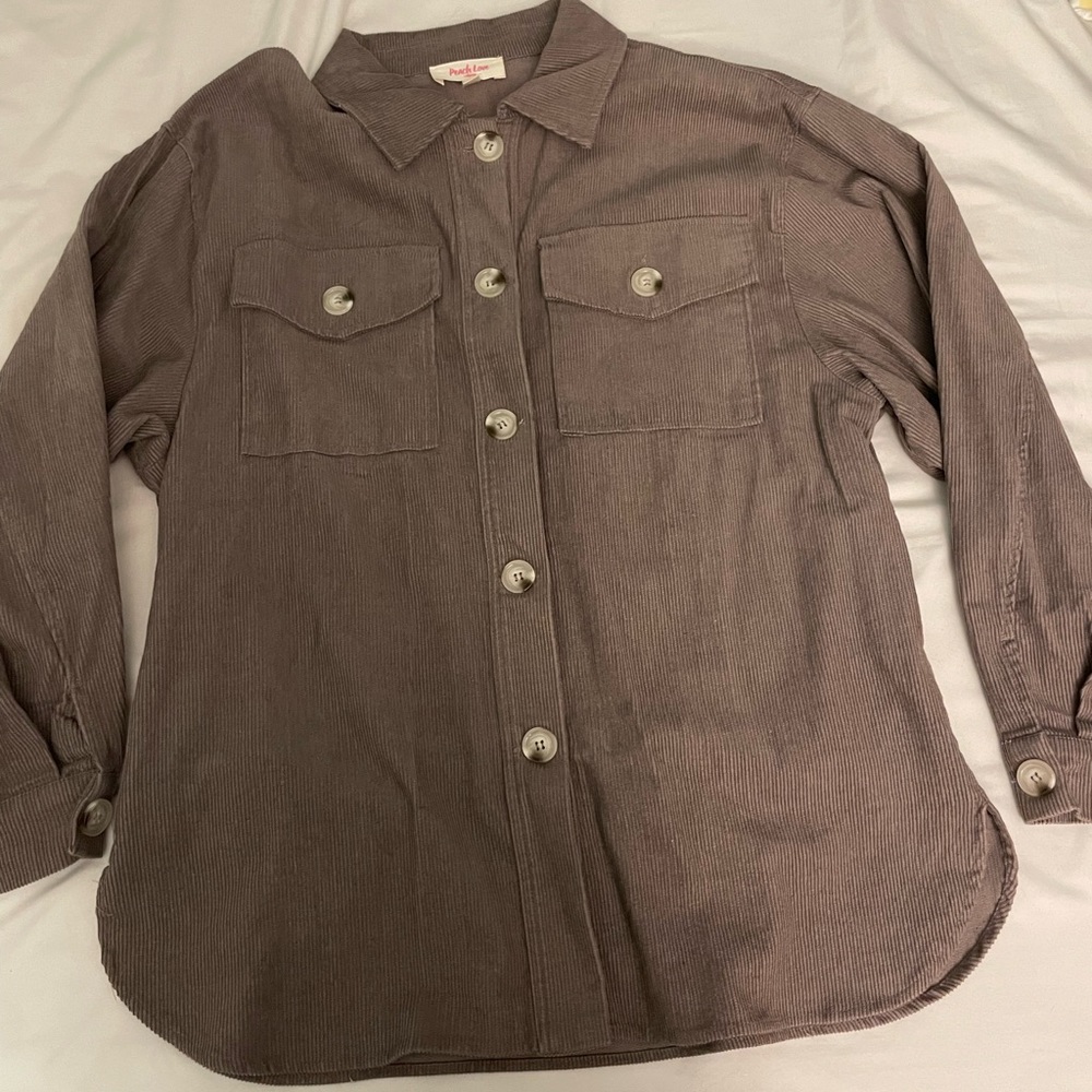 Boutique Ribbed Shacket - Picture 2 of 4